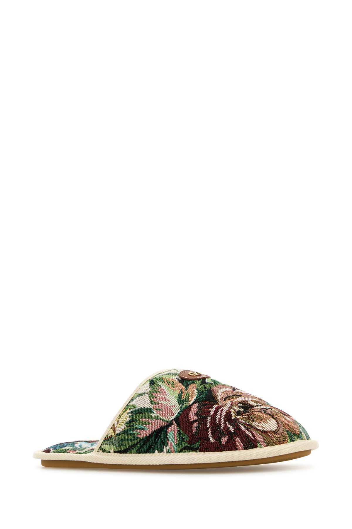 【関税&送料込】Valentino Garavani Ta Chambre Slide Sandals Valentino Garavani Printed Fabric Ta Chambre Slippers