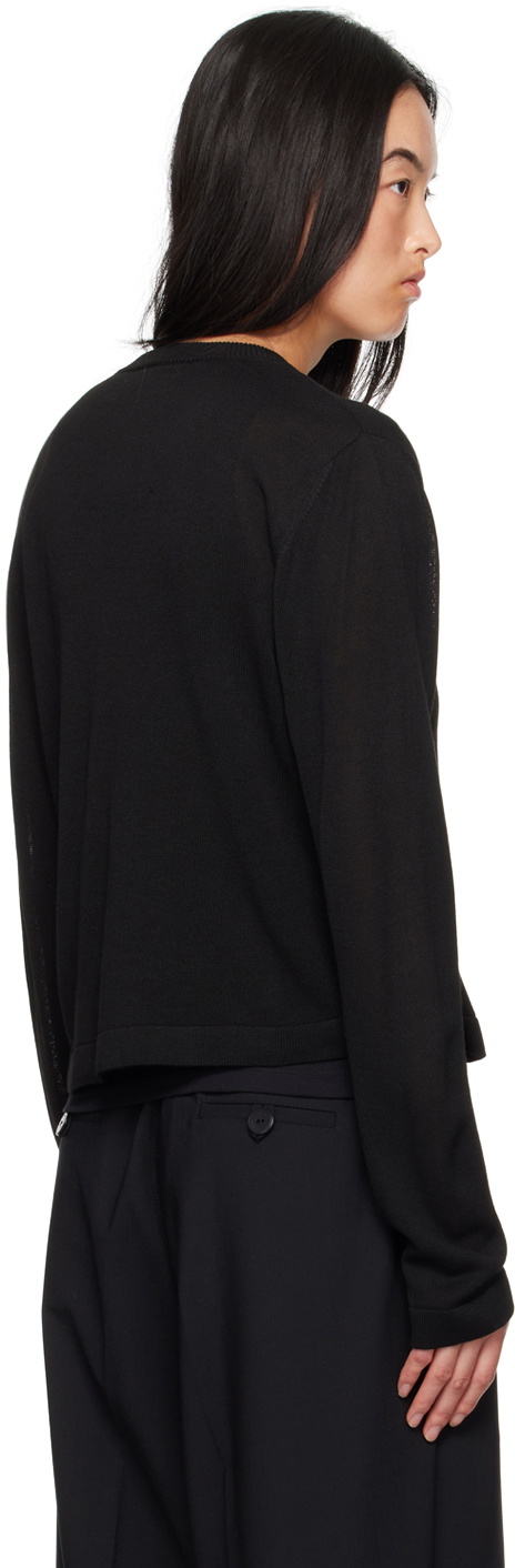 Cordera Black Viscose Long Sleeve T-Shirt