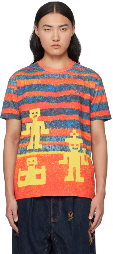 Photo: Vivienne Westwood Orange & Blue Classic T-Shirt