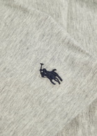 Polo Ralph Lauren Logo-embroidered Stretch-cotton T-shirt set of two Grey