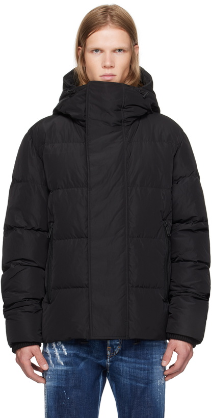 Photo: Dsquared2 Black Road Man Bomber Down Jacket
