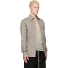 Rick Owens Gray Tower Work Shirt
