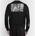 Flagstuff - Printed Loopback Cotton-Jersey Sweatshirt - Men - Black