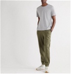 Ninety Percent - Loopback Organic Cotton-Jersey Sweatpants - Green