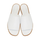 A-Plan-Application White Flat Sandals