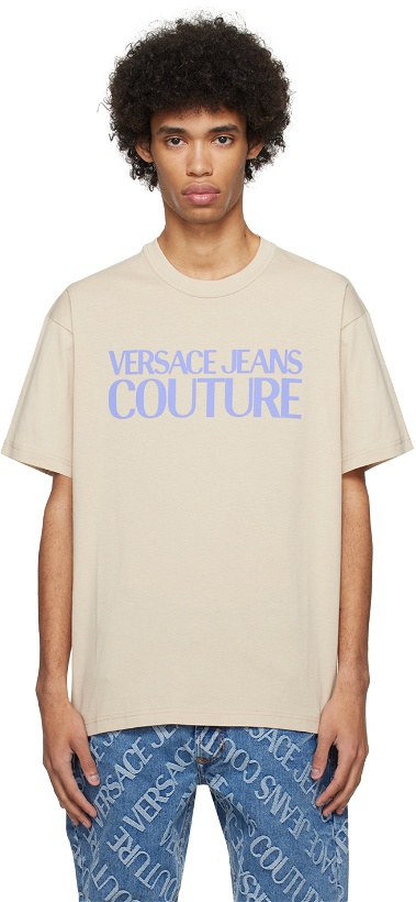 Photo: Versace Jeans Couture Beige Bonded T-Shirt