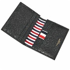 Thom Browne Men's Double Card Holder in Black