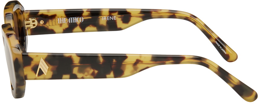 The Attico Tortoiseshell Linda Farrow Edition Irene Sunglasses