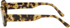 The Attico Tortoiseshell Linda Farrow Edition Irene Sunglasses