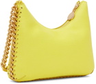 Stella McCartney Yellow Mini Falabella Zip Shoulder Bag