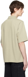 Filippa K Taupe Boxy Polo