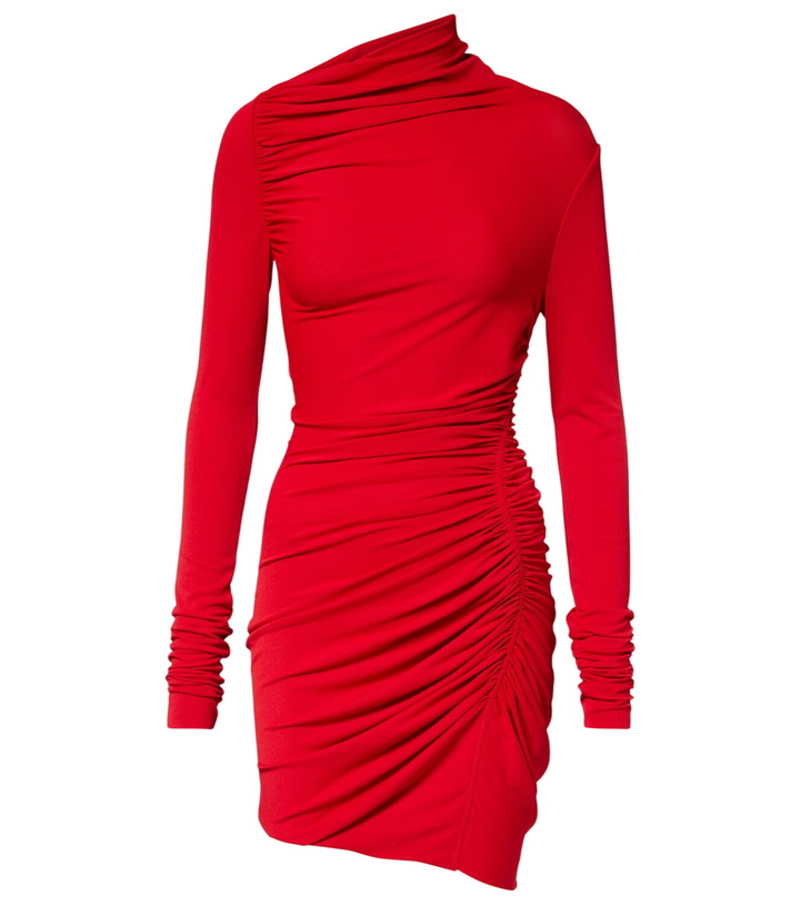 Photo: Rick Owens Lilies Svita jersey ruched minidress