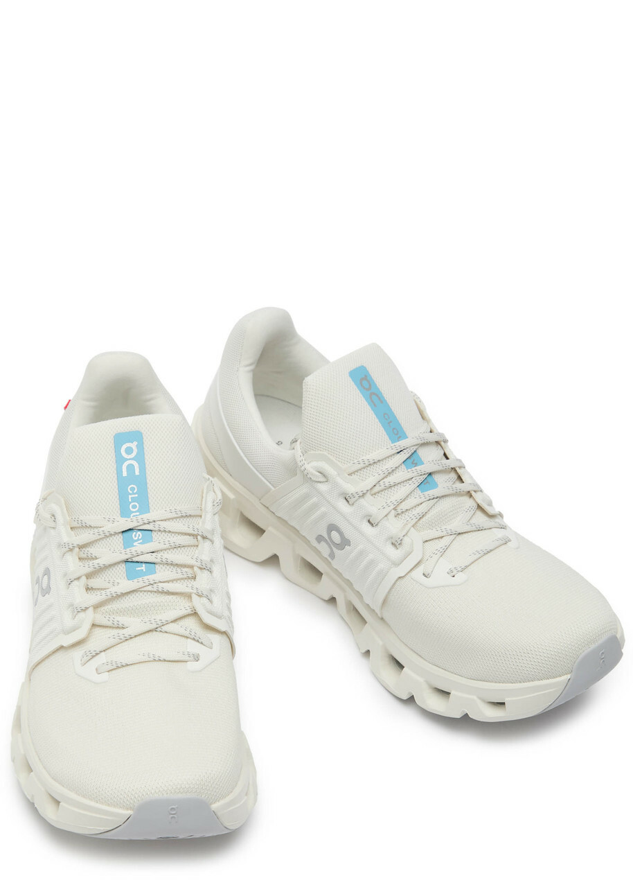 ON Cloudswift 4 AD Panelled Mesh-knit Sneakers Cream