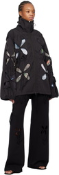 J.Kim Black Anton Belinskiy Edition Bale Windbreaker Jacket