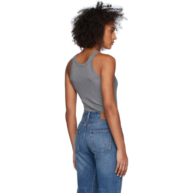 Toteme Grey Espera Rib Tank Top