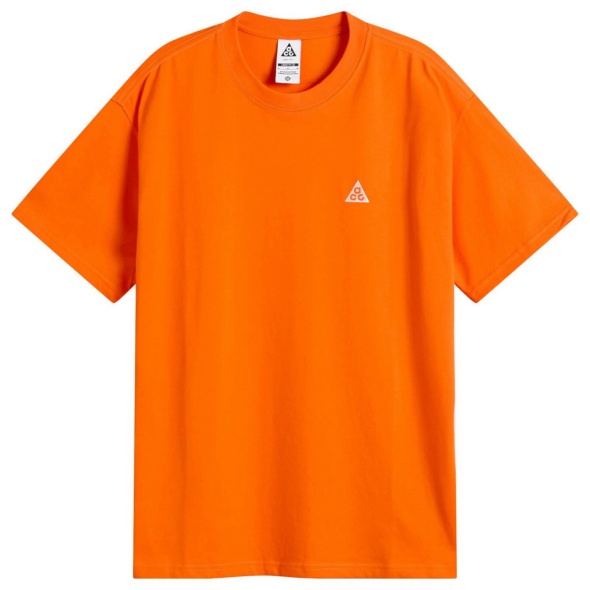 Nike Men's ACG Chest Logo T-Shirt in Safety Orange