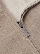 Stòffa - Reversible Brushed-Wool Jacket - Brown