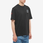 Moncler Grenoble Men's Hashtag Logo T-Shirt in Black