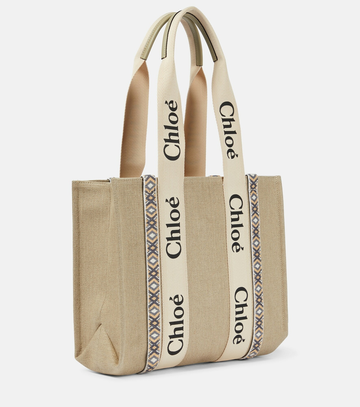 Chloe Woody Medium Canvas Tote Chloe 7277