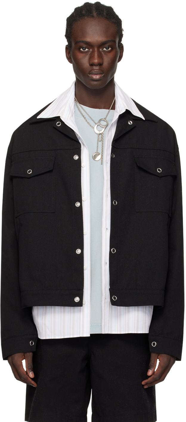 Acne Studios Black Twill Jacket Acne Studios