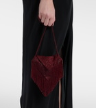 Victoria Beckham Manhattan beaded satin pouch