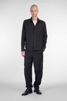 Aspesi Arch Shirt In Black Cotton
