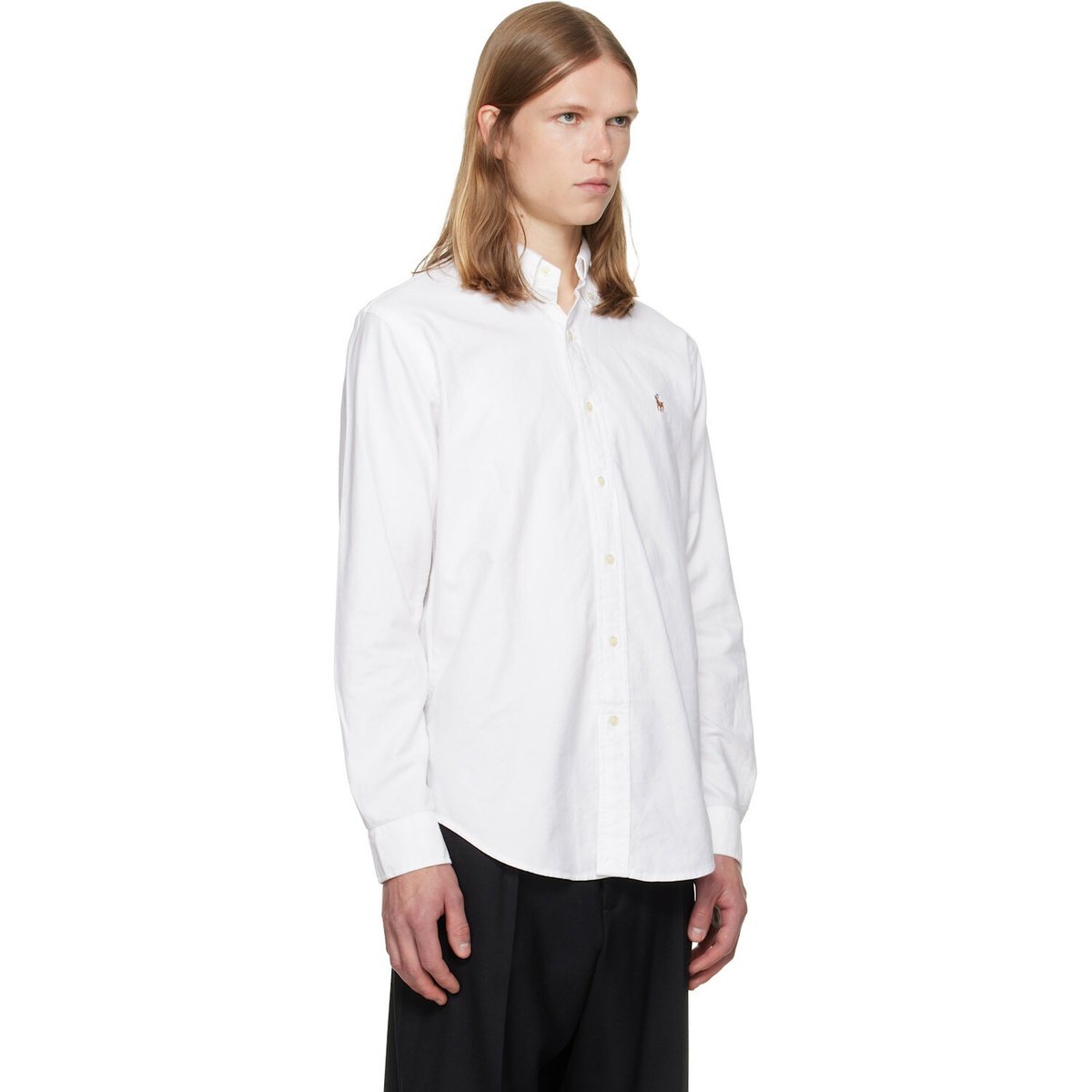 Polo Ralph Lauren White 'The Iconic Oxford' Shirt
