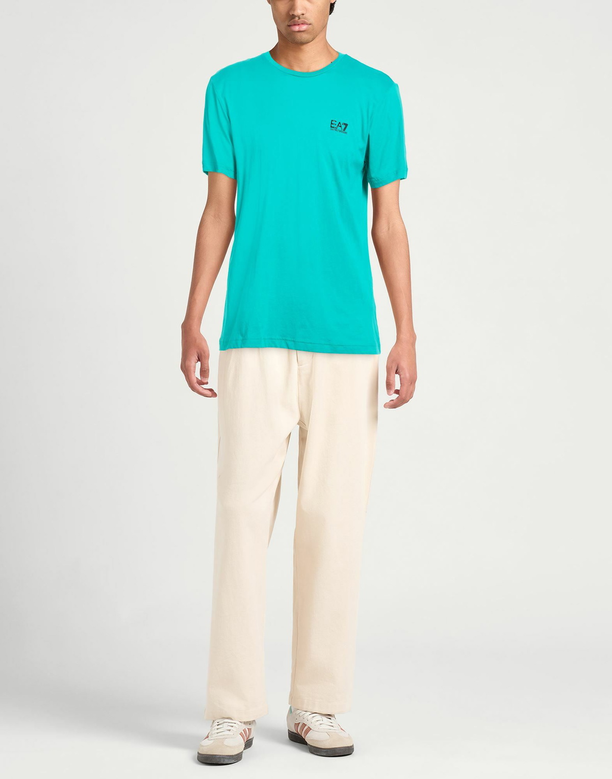 Ea7 Mens T-shirt in Turquoise