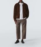 The Row Ronan suede blouson