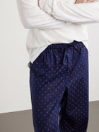 Derek Rose - Nelson 109 Printed Cotton Pyjama Trousers - Blue