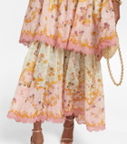 Zimmermann - Laurel Frill cotton and silk midi dress