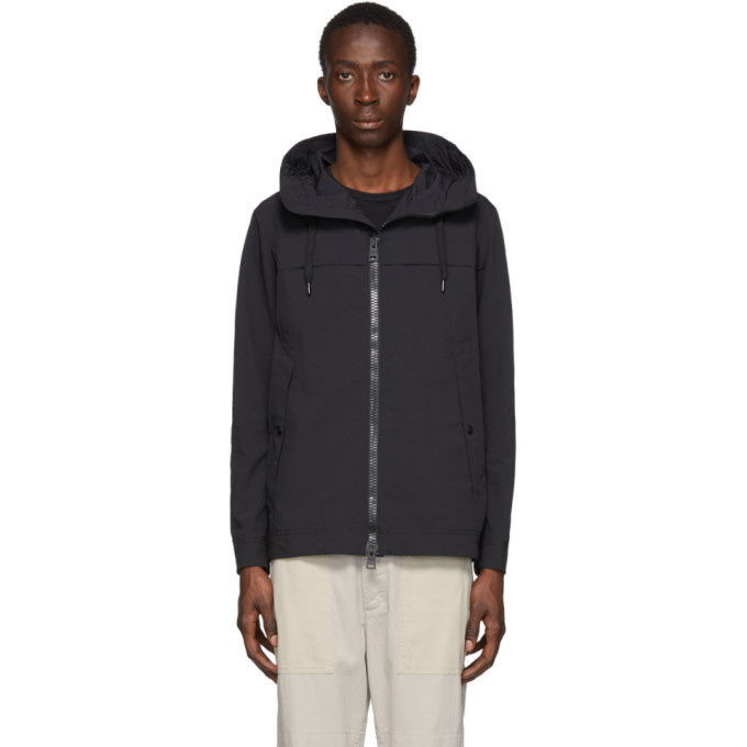 Herno Black Windbreaker Jacket Herno