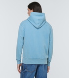 JW Anderson - Embroidered cotton jersey hoodie