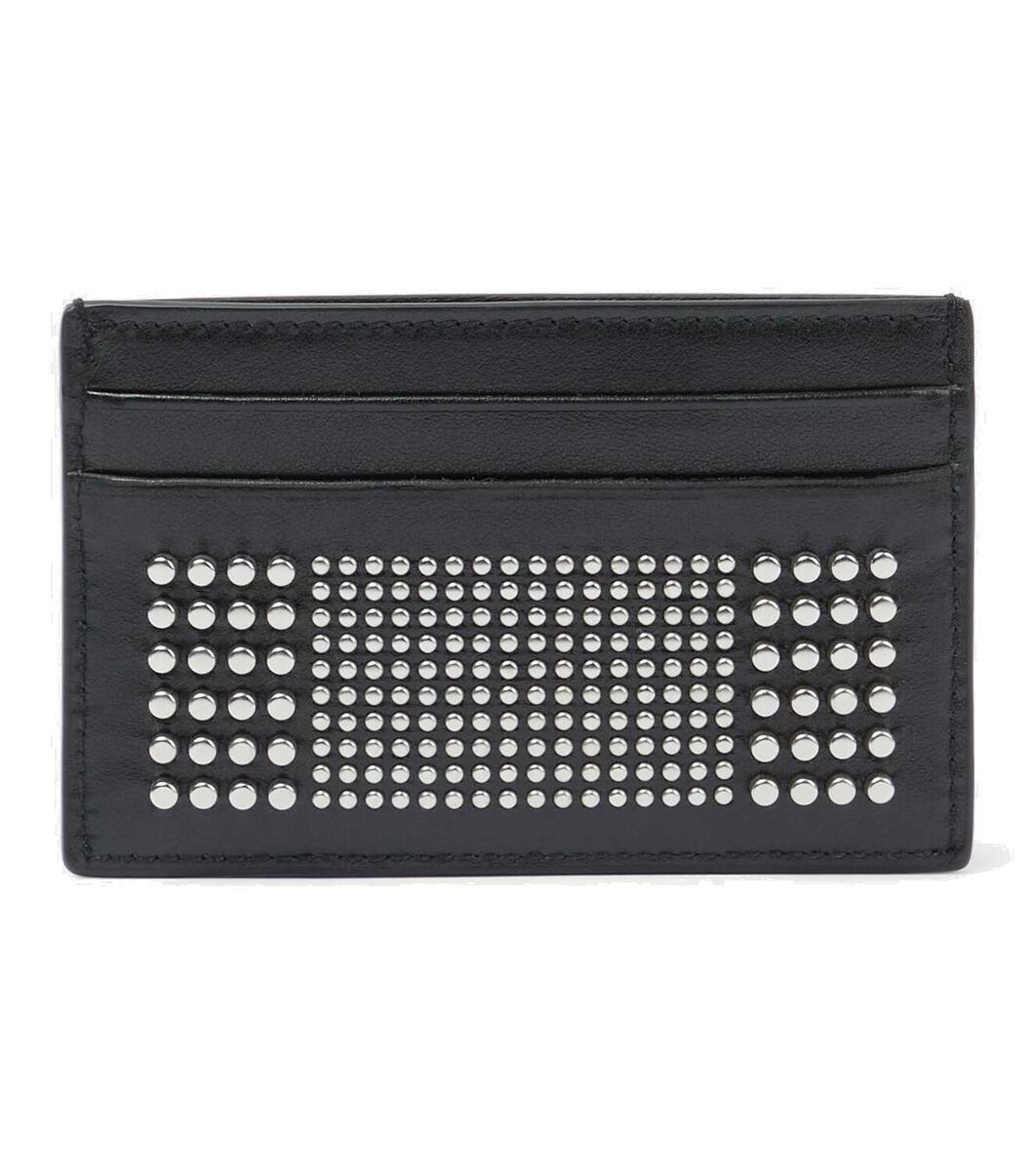 Alexander McQueen Black Croc Skull Wallet Alexander McQueen