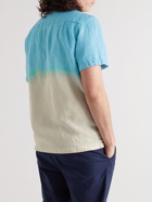 Jungmaven - The Ridge Flash Dip-Dyed Hemp and Organic Cotton-Blend Shirt - Blue