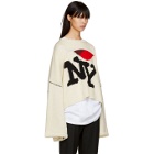 Raf Simons Off-White Oversized I Love NY Sweater