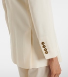 Max Mara Double-breasted virgin wool blazer