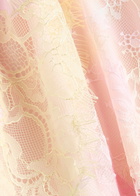 Loveshackfancy Bancila Lace Patchwork Chiffon Maxi Dress Pink