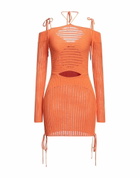Andreādamo Womens Mini dress in Orange