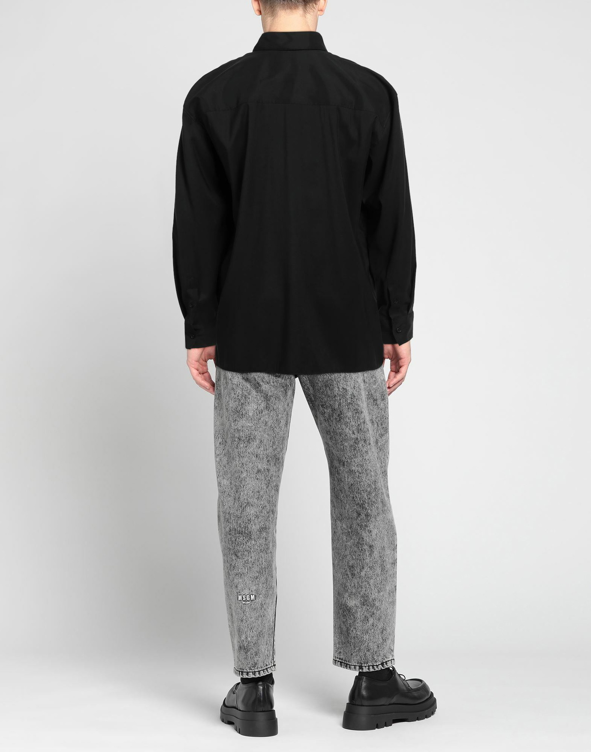 Msgm Mens Shirt in Black