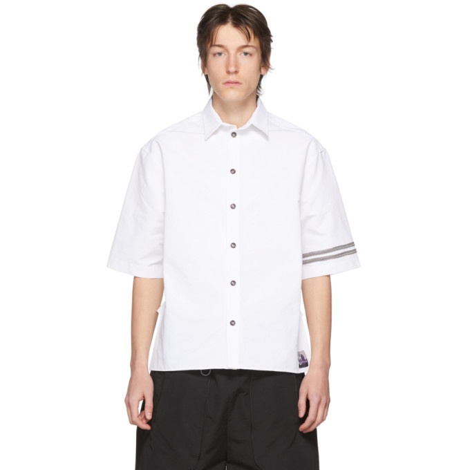 Photo: Boramy Viguier White Twill Short Sleeve Shirt