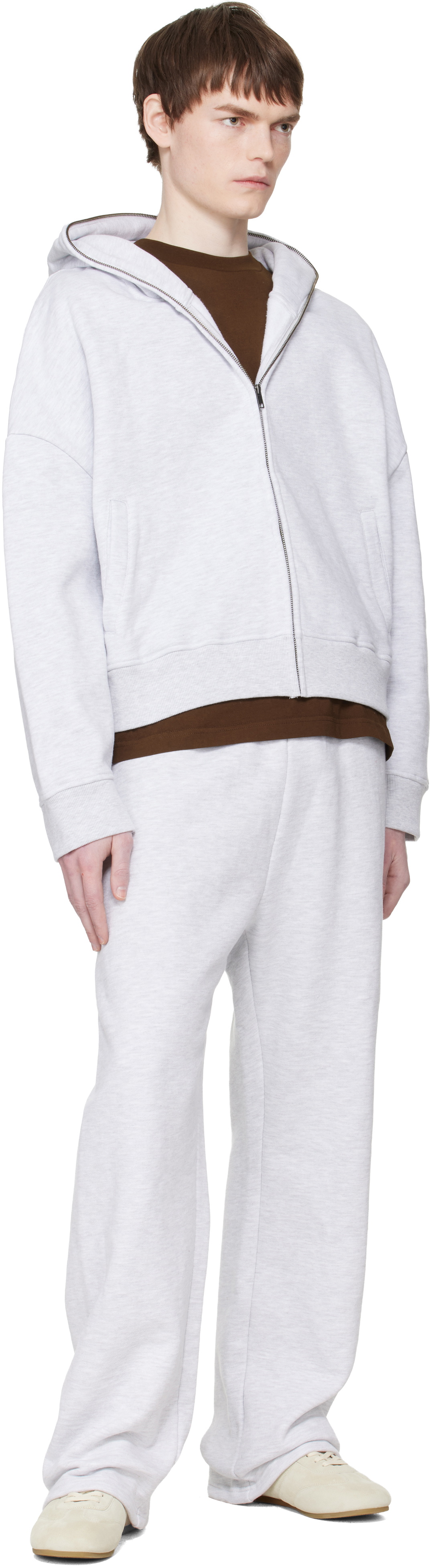 Entire Studios Gray Eternal Zip Hoodie Entire Studios