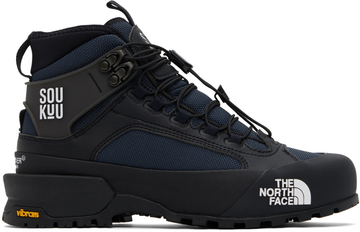 Photo: UNDERCOVER Navy & Black The North Face Edition SOUKUU Glenclyffe Boots