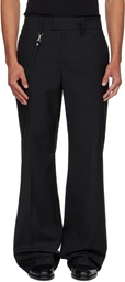 Courrèges Black Light Twill Bootcut Trousers