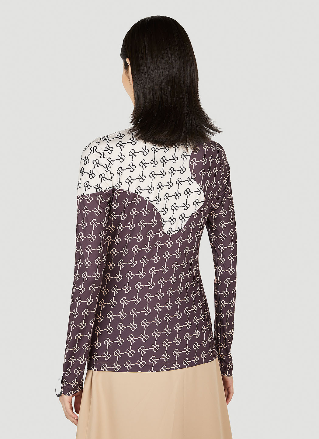rokh Two Tone Logo Top