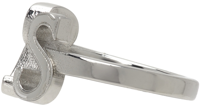 Raf Simons Silver RS Ring Raf Simons