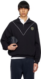 Lacoste Navy Loose-Fit Sweatshirt