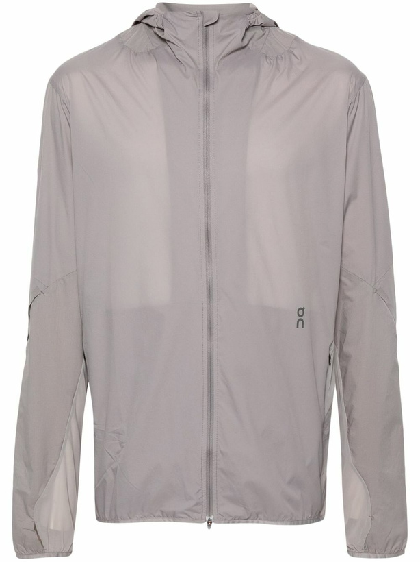 Photo: On Running X Post Archive Faction (PAF) Grey Running Jacket