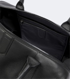 Canali Leather duffel bag