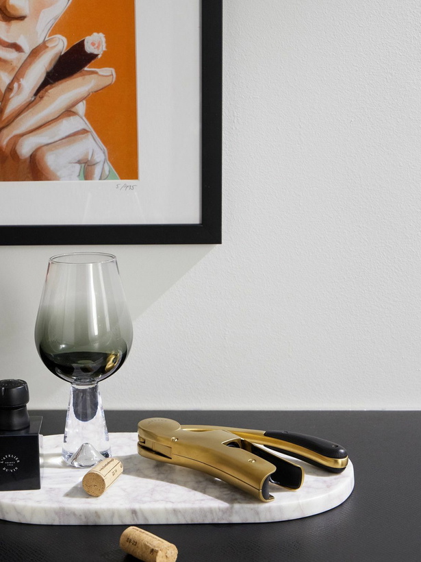 Photo: L'Atelier Du Vin - Oeno Motion Nomad Gold-Tone and Leather Corkscrew Set